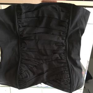 BEBE Corset black top